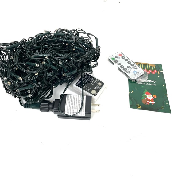 KNONEW Color Changing Icicle Lights, 8 Modes Curtain Fairy Light NEW - Picture 2 of 6